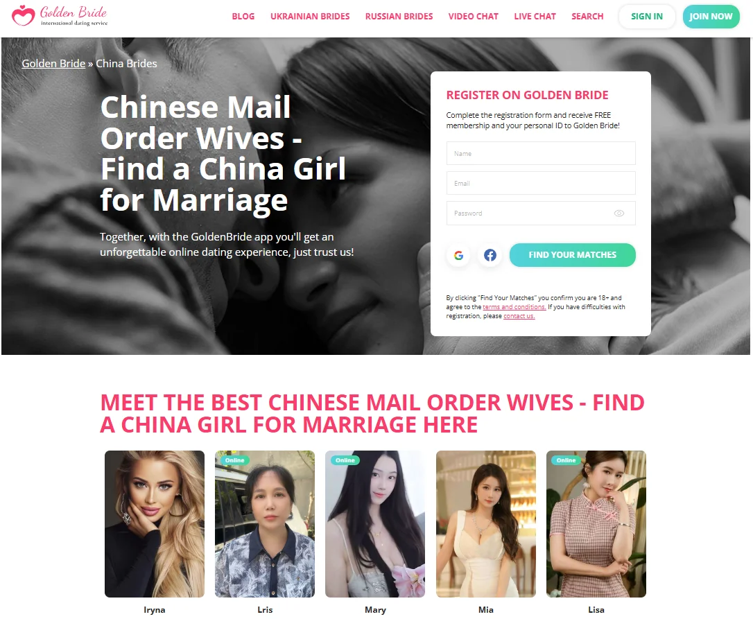 GoldenBride.net Chinese Dating Site Review