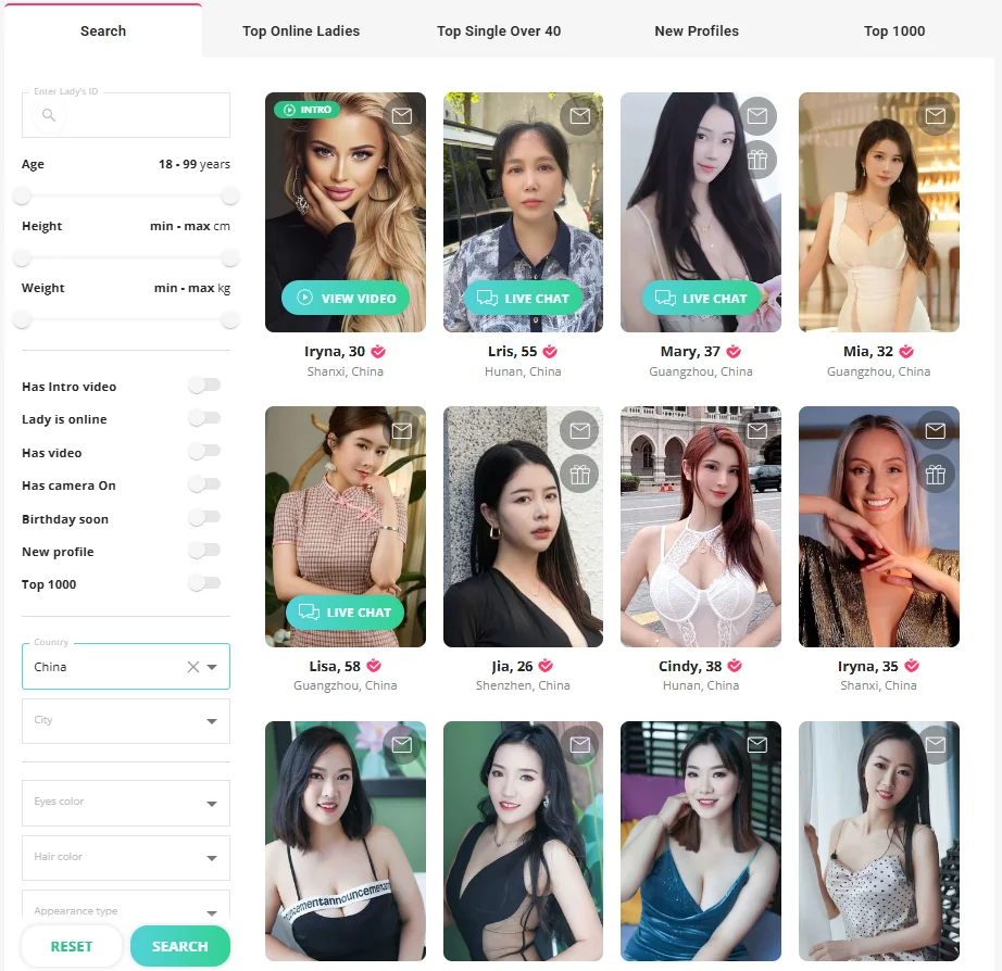 Advanced Search Filters
