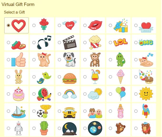 Virtual Gifts and Flowers