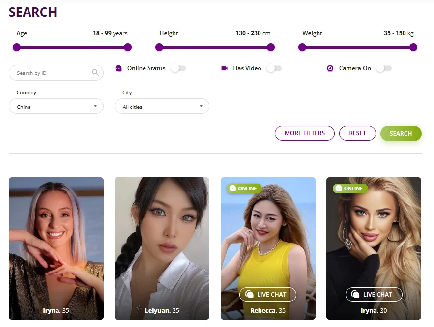 Advanced Search Filters